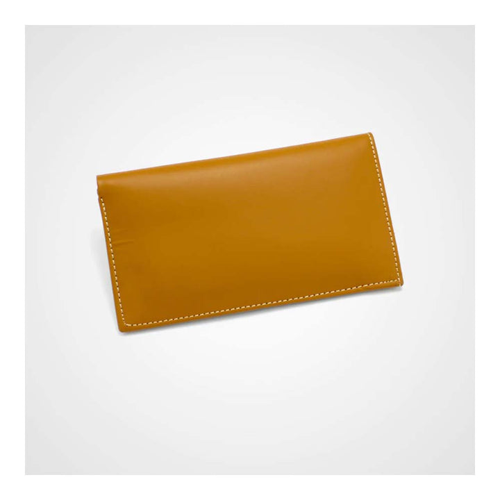 Genuine leather light brown wallet by TJS in United state market