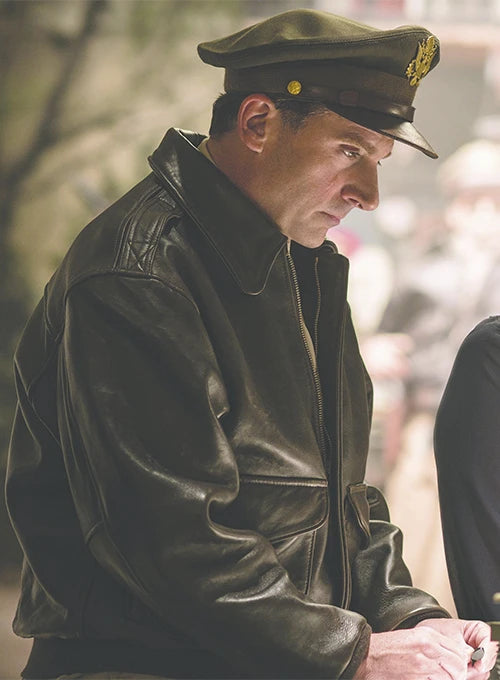 Steve Carell Welcome to Marwen leather jacket

