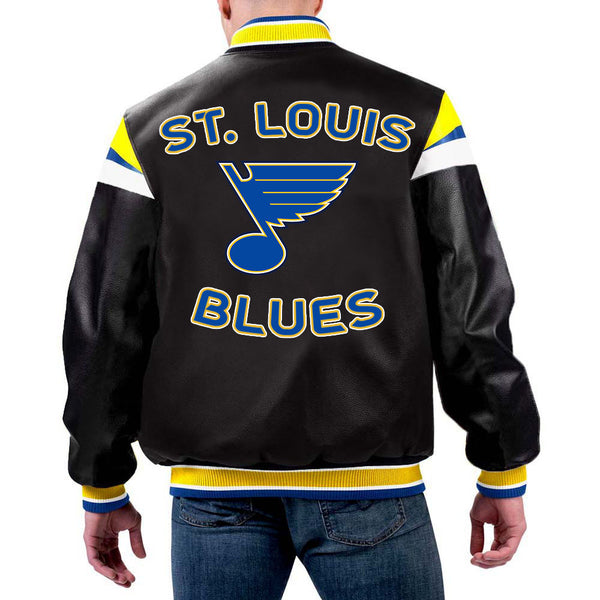 NHL St. Louis Blues Full Leather Jacket by TJS