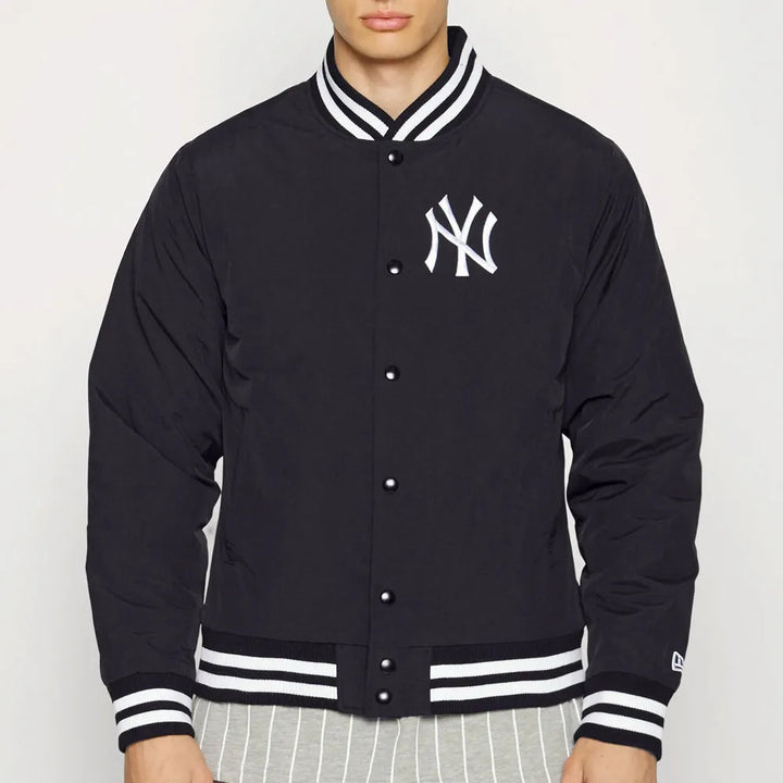 Retro-Inspired New York Yankees Navy Black Jacket by New Era in USA