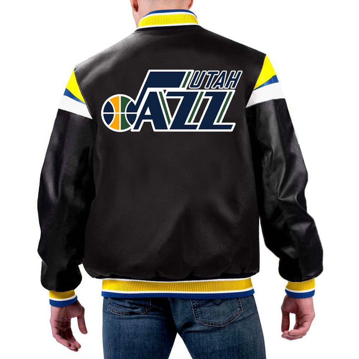 NBA Utah Jazz Leather Jacket for Men and Women in USA