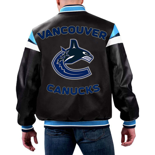 NHL Vancouver Canucks Leather Jacket