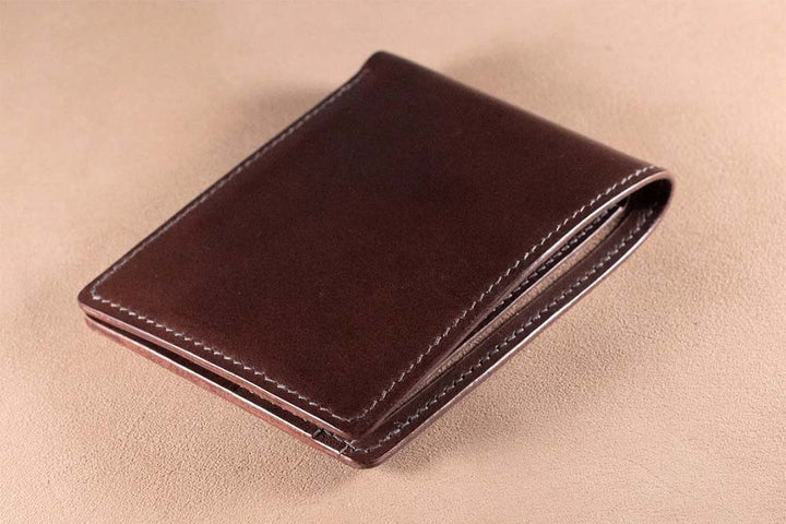 Pure leather coffee brown wallet in USA