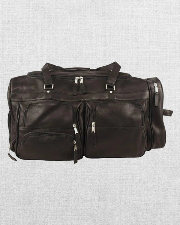 Convenient Leather Travel Bag for On-the-Go Individuals in American style