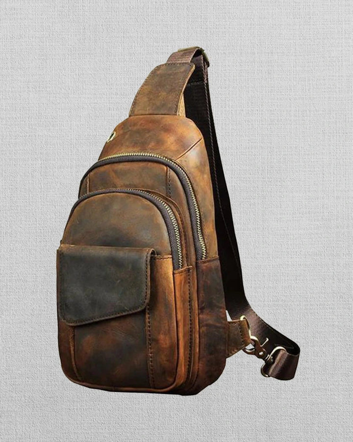 Stylish Leather Sling Bag for Everyday Use in UK