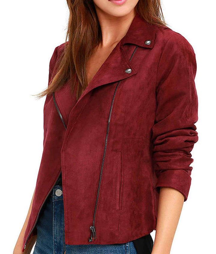 Arrow Season 5 Thea Queen Red Leather Jacket in United state market