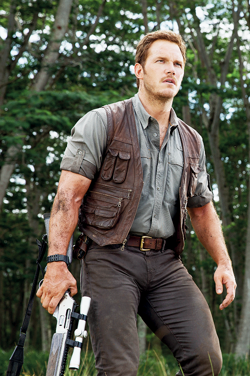 Chris Pratt Owen Jurassic World Premium Leather Vest in men
