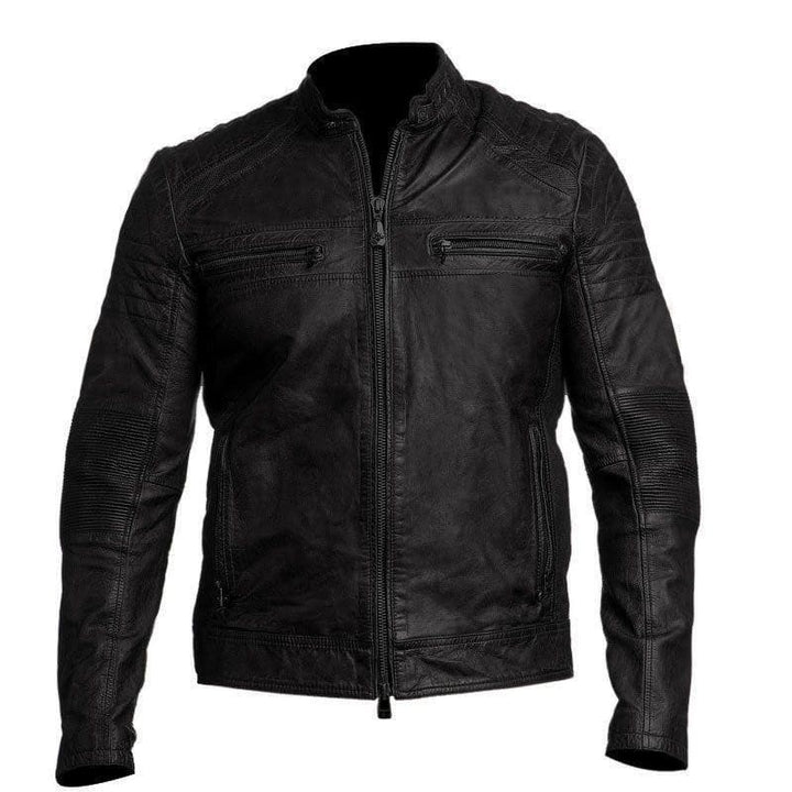 Bomber black jacket for men in usa