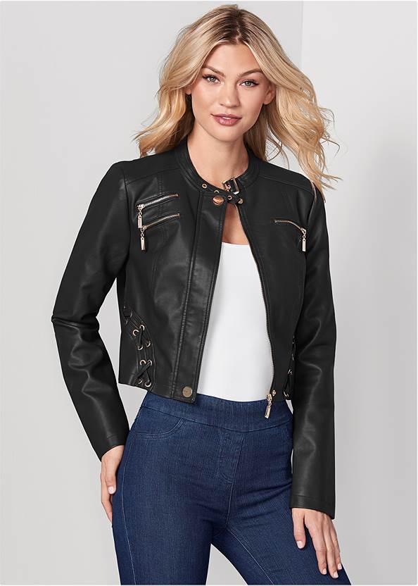 Real cow leather jacket