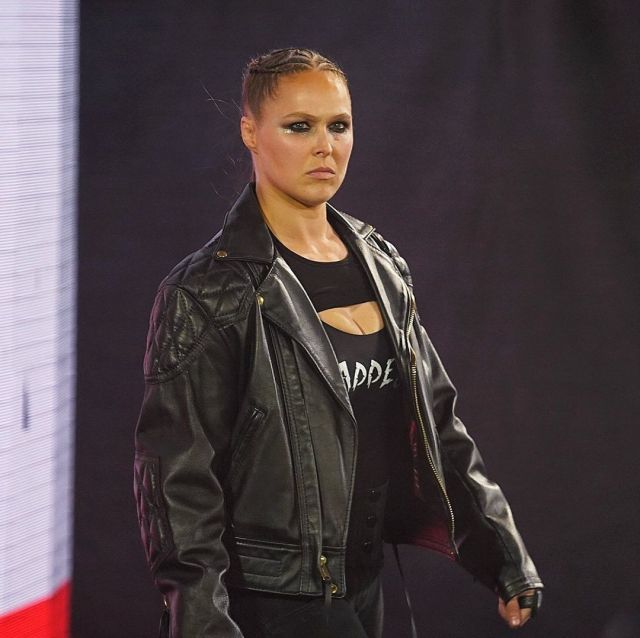 Ronda Rousey Royal Rumble Leather Jacket