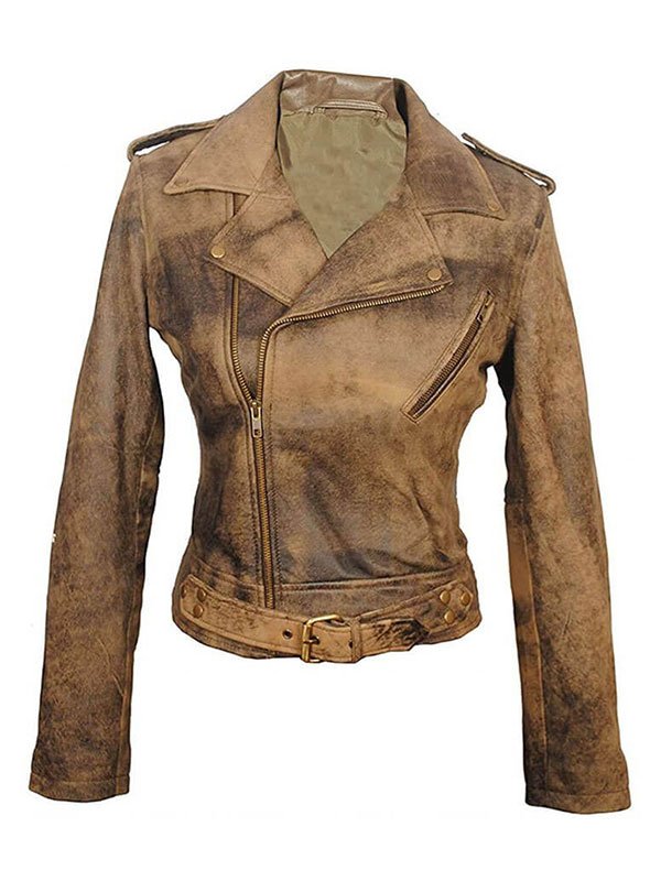 Women's Brown Vintage Leather Jacket By The Jacket Seller