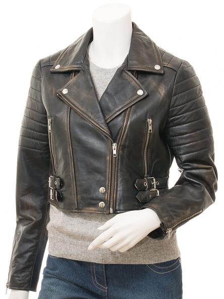 Women's Vintage Leather Jacket 2022/2023 By TJS