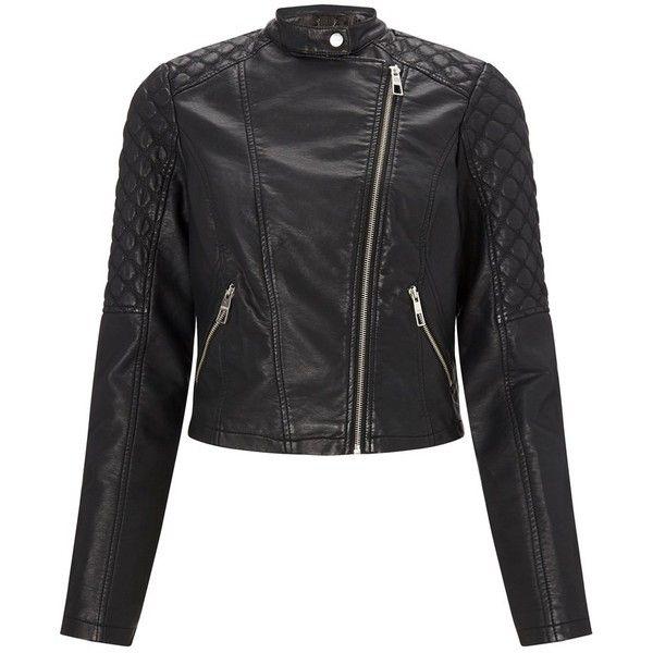 Buy Singer Ariana Grande Black Biker Leather Jacket