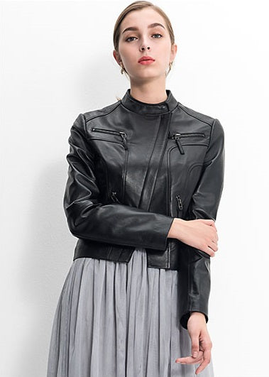 COW LEATHER JACKET FOR WOMEN