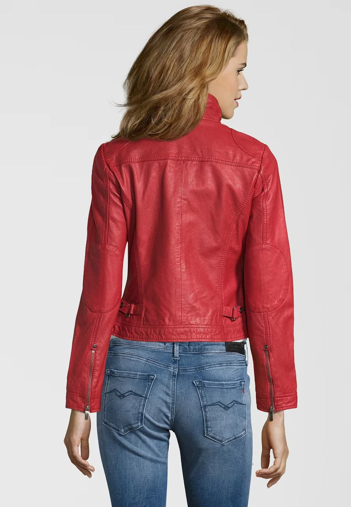Real cow leather jacket for women in USA