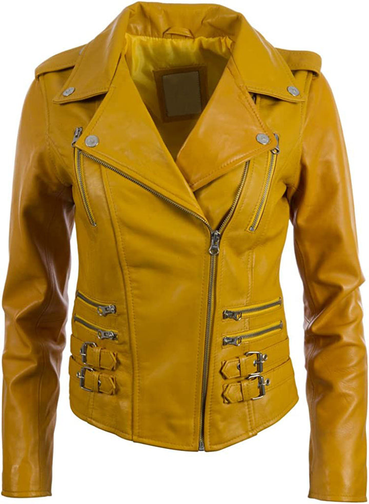 cow leather jacket for women in USA