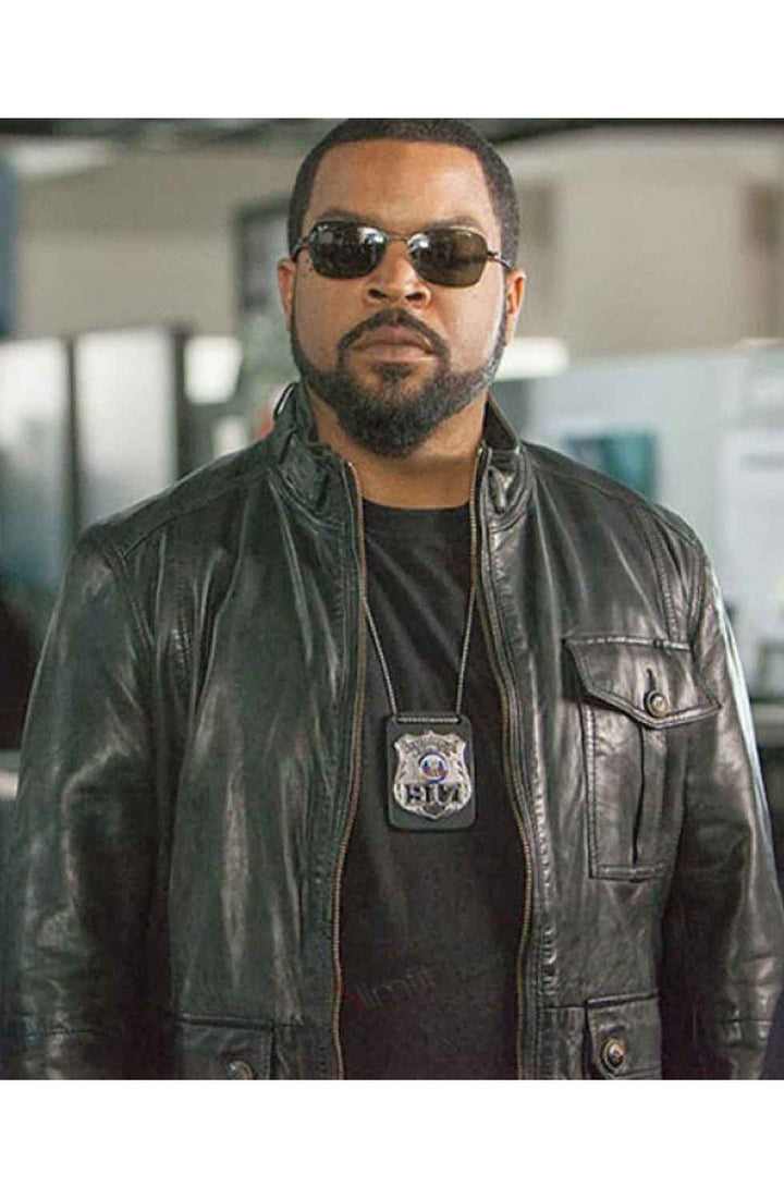 ice cube 22 jump street leather jacket for men
