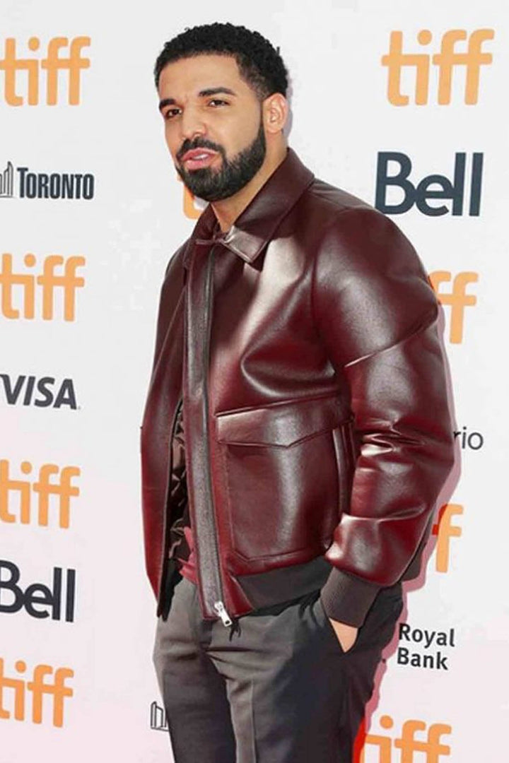 Decant Leather Jacket Worn by Aubrey Drake Graham in United state market