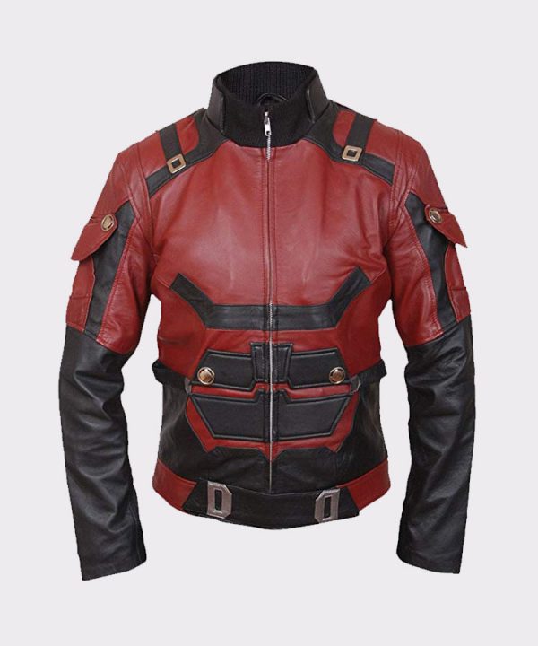 Cow leather jacket for men
