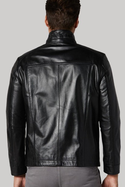 Elegant Classic Black Jacket in Men's Fashion in UK style