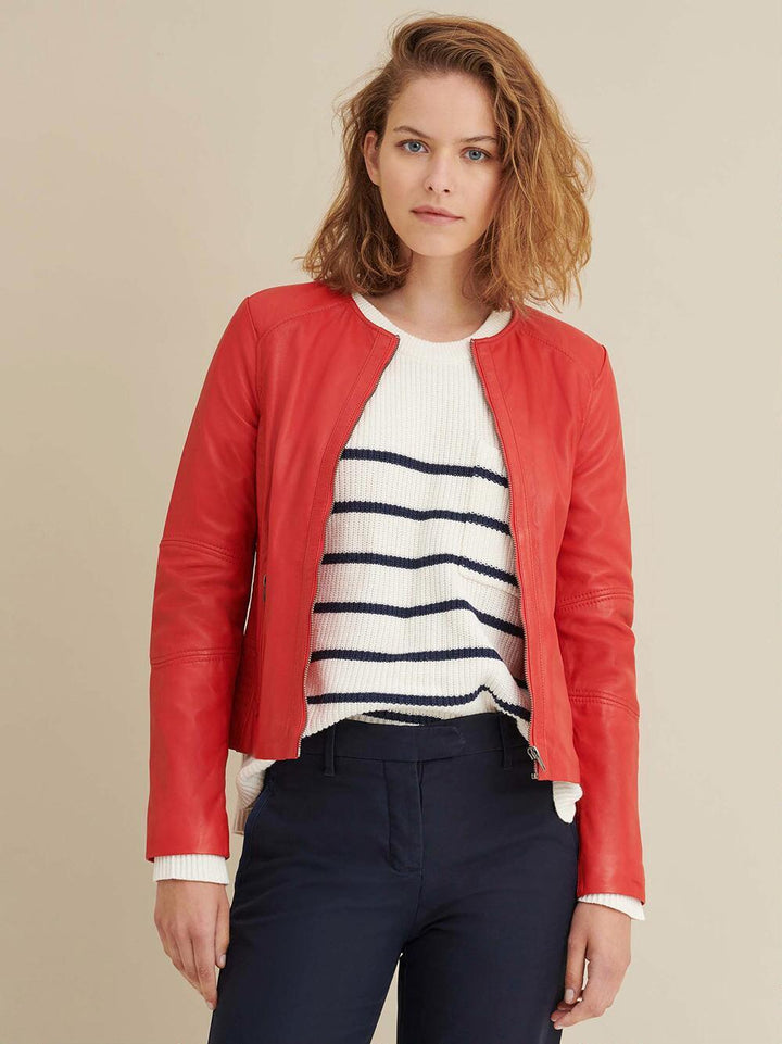 Stylish red jacket for women in USA