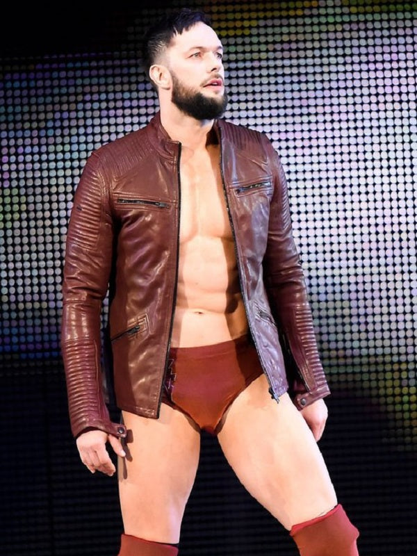Custom Brown leather jacket for Men