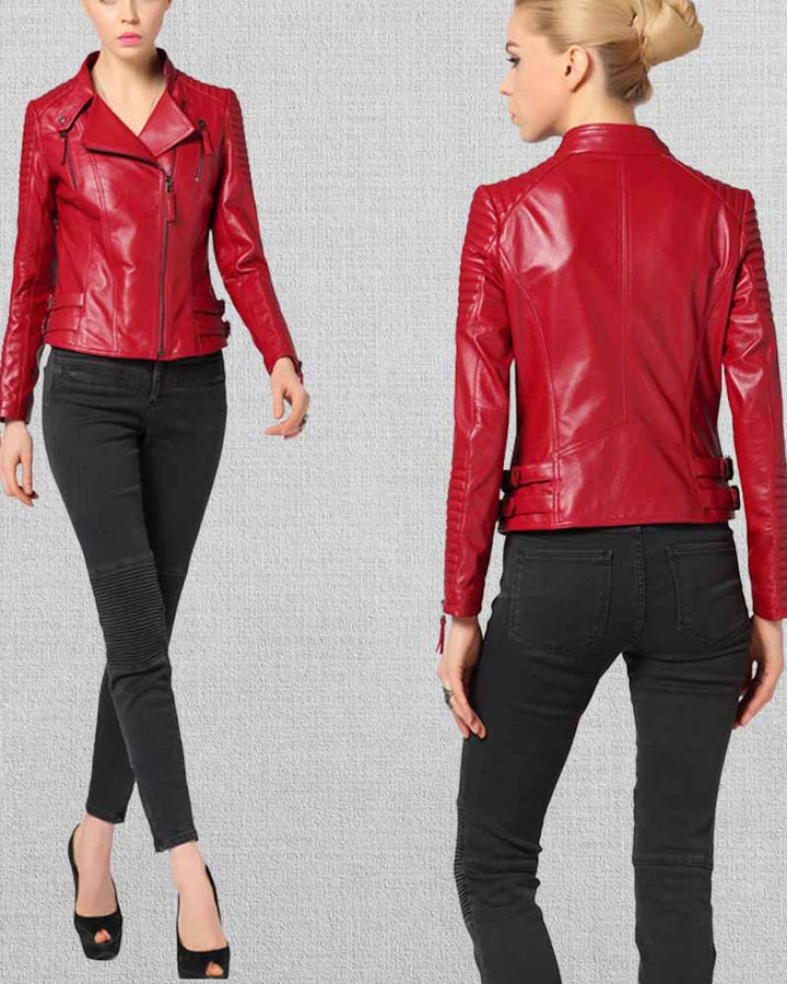 Fashionable and trendy leather jacket for a statement look in UK market