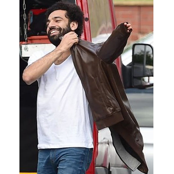 Mohammad Salah leather jacket for men