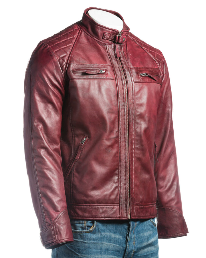 100% original real leather jacket for men in USA