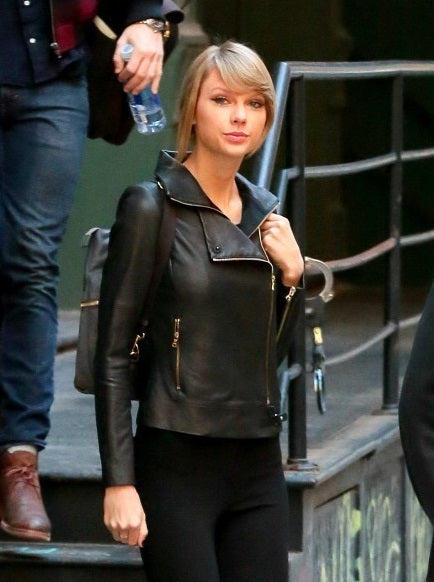 Taylor Swift New York Leather Jacket |  Women Celebrity Leather Jacket