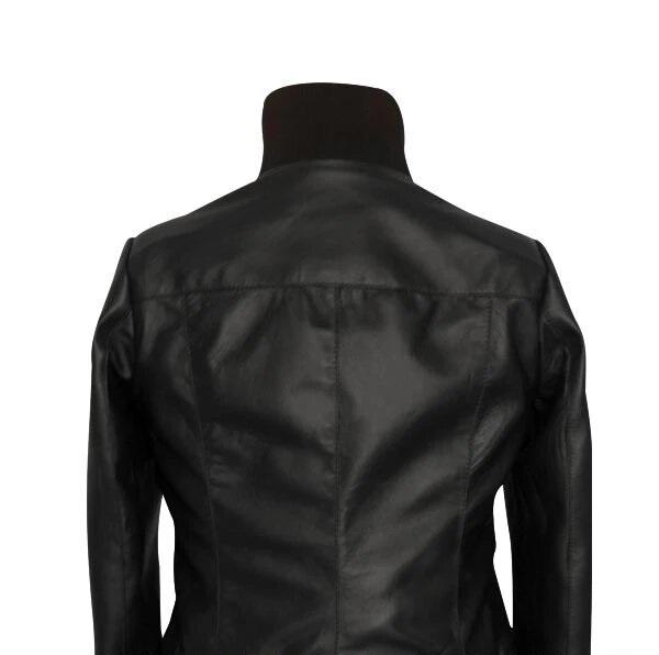 Kelly bree Black leather jacket for women in USA