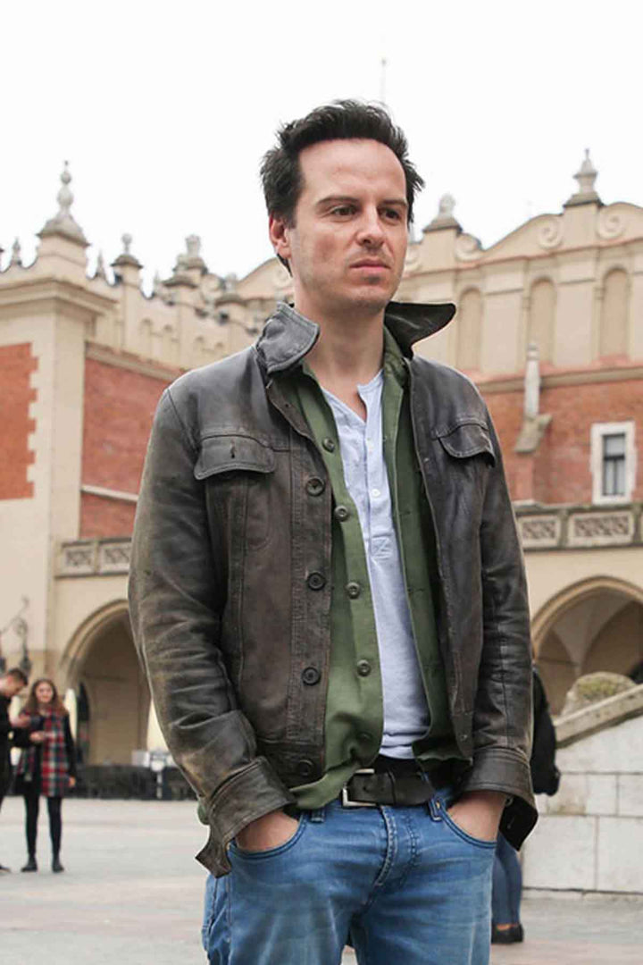 Andrew Scott Leather Jacket: A True Fashion Statement in American style