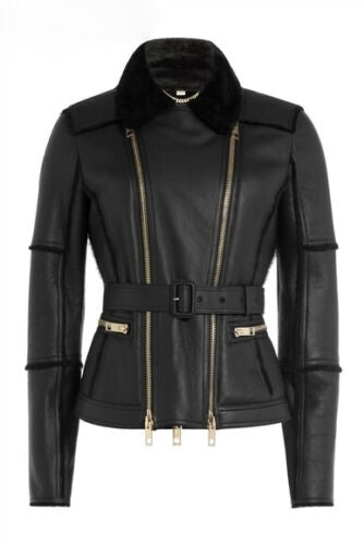 Sheep leather jacket for women