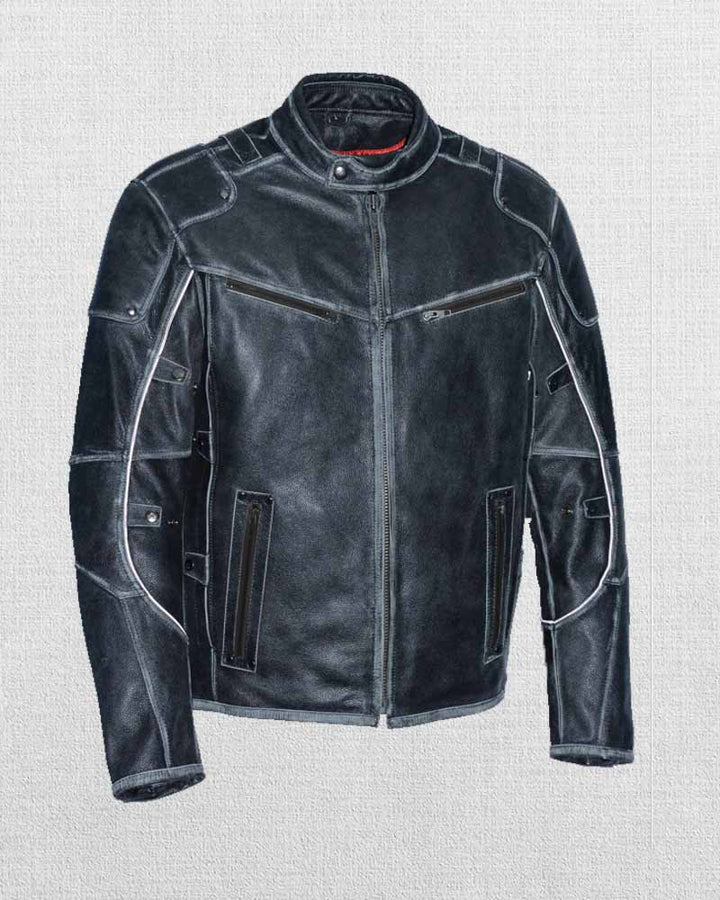 high-quality men's vintage leather jacket available in USA