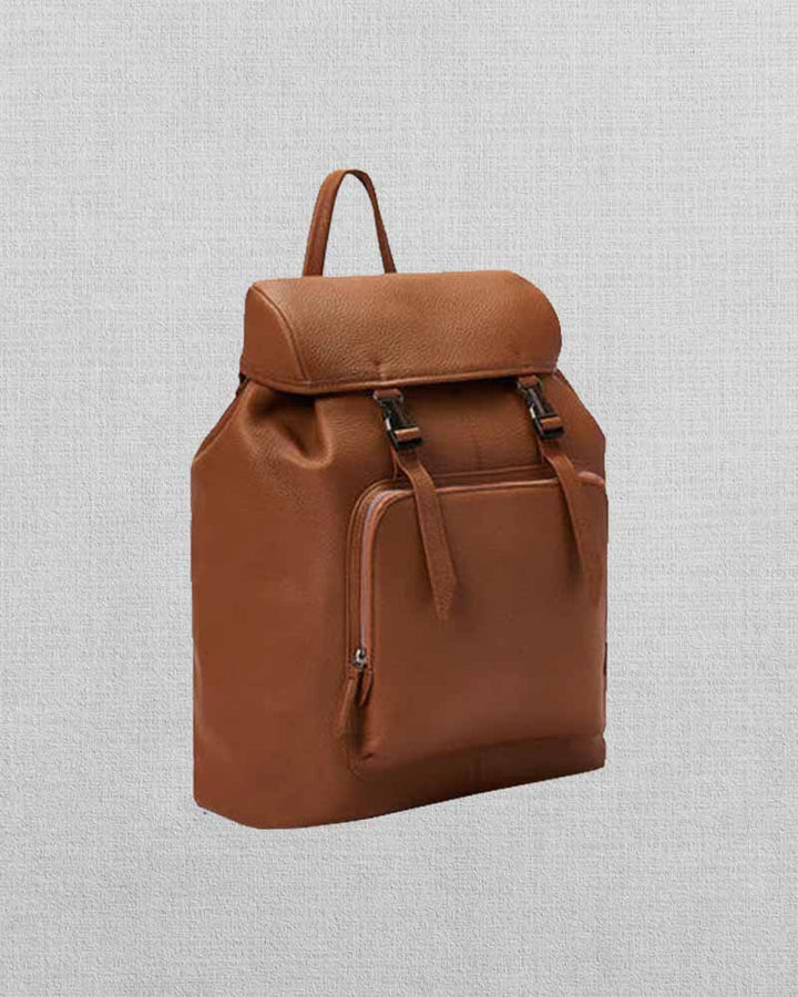 Large leather backpack for everyday use in UK
