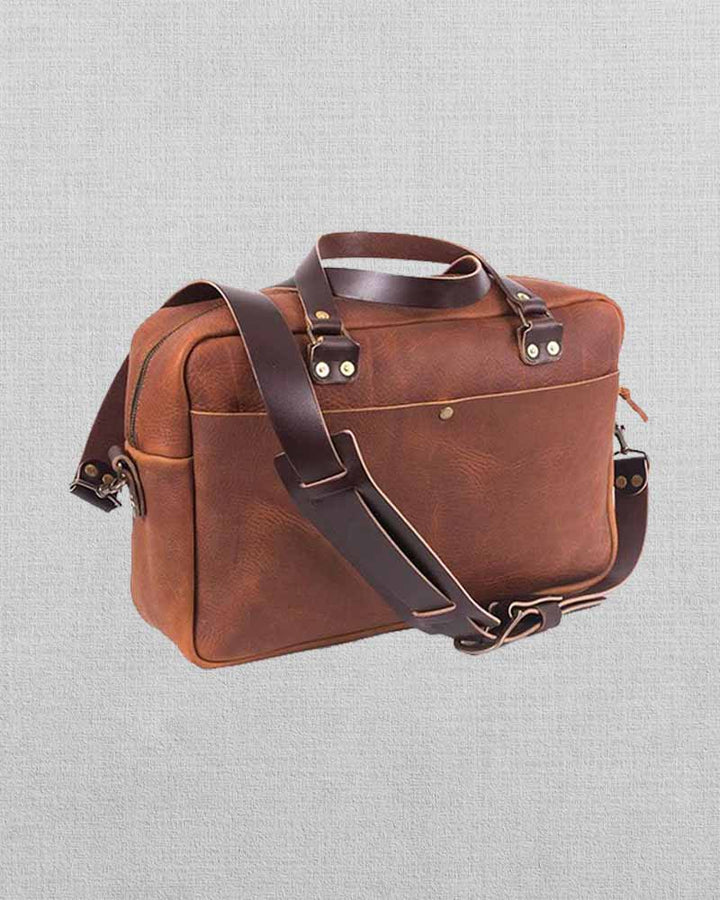 Sleek and Sophisticated Leather Briefcase for Office Use in USA