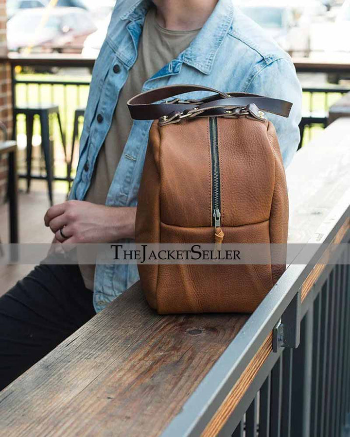 Classic and Timeless Design Leather Duffel Bag in USA market