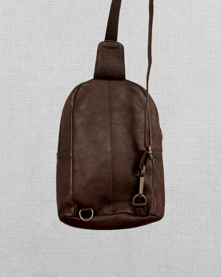 Durable Leather Sling Bag for Everyday Use in UK