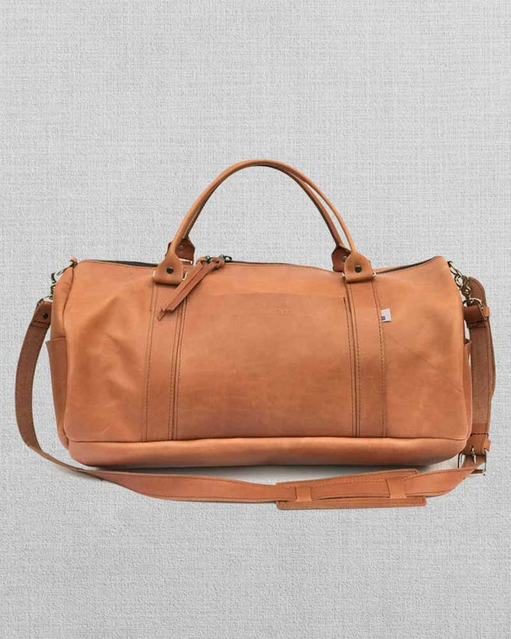 Handcrafted Leather Duffel Bag with a Classic Design in united state