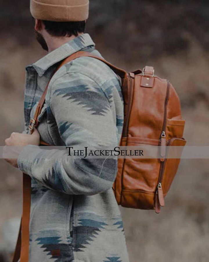 Stylish and Practical Leather Backpack in US