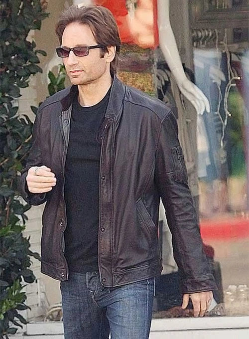 Hank Moody's Leather Jacket from Californication Season 3 in USA market