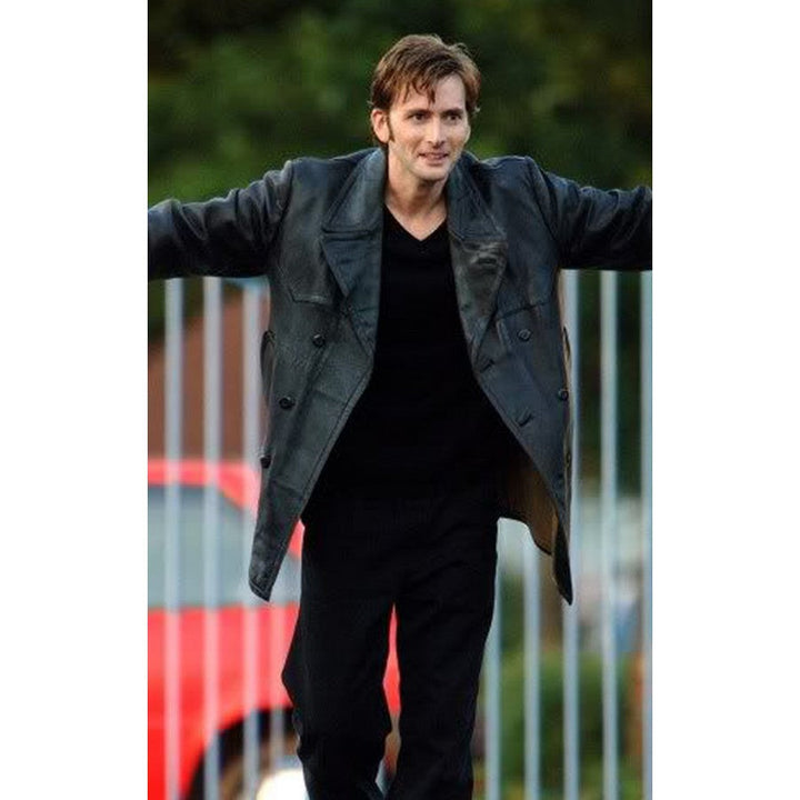 David Tennant's Doctor Who leather trench coat in USA market