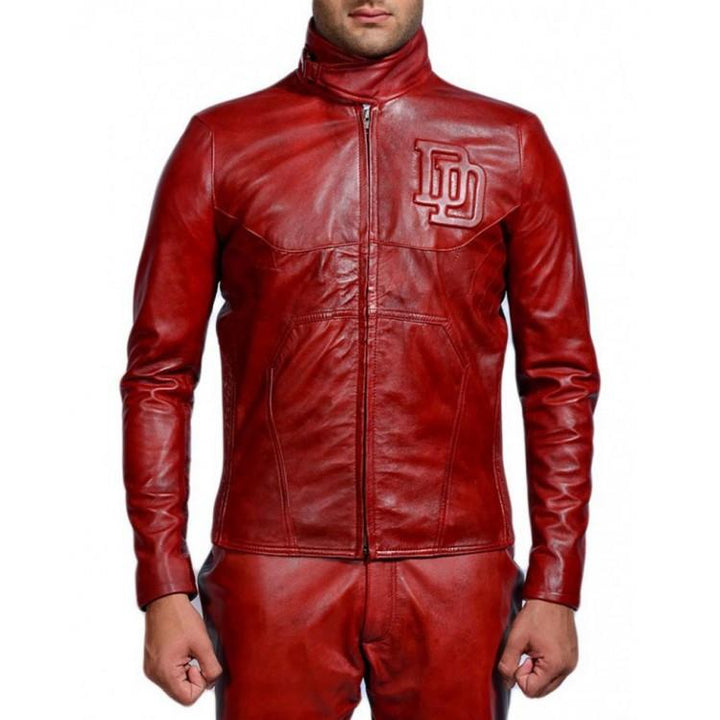 Daredevil bomber leather jacket for men in usa