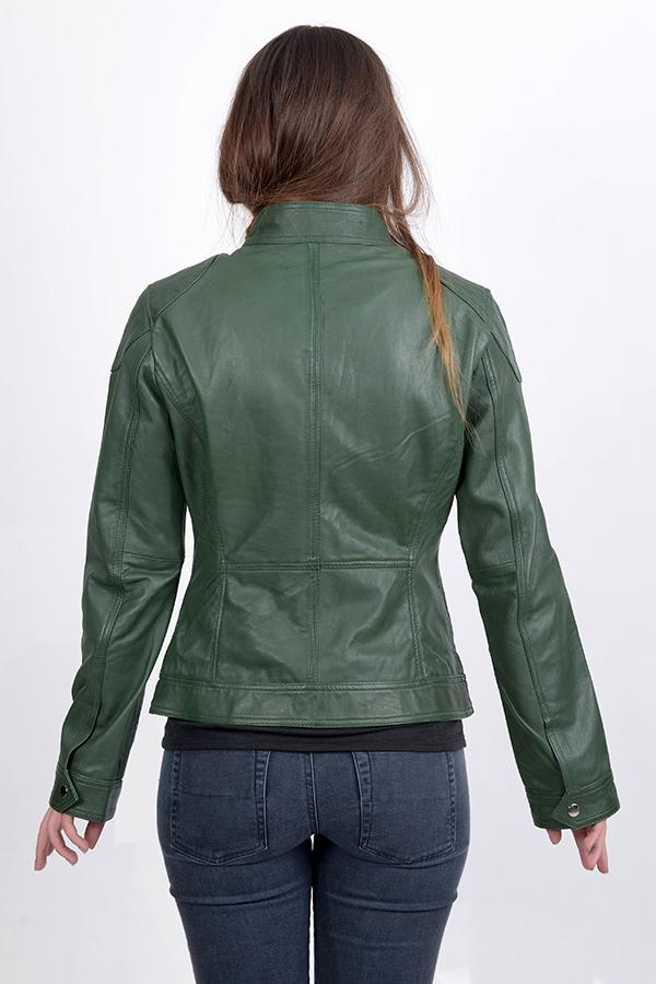 Elegant Design Bomber Leather Jacket For Women in USA