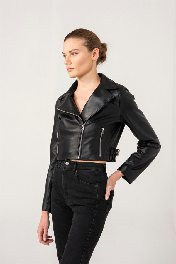%100 Turkish lambskin leather jacket