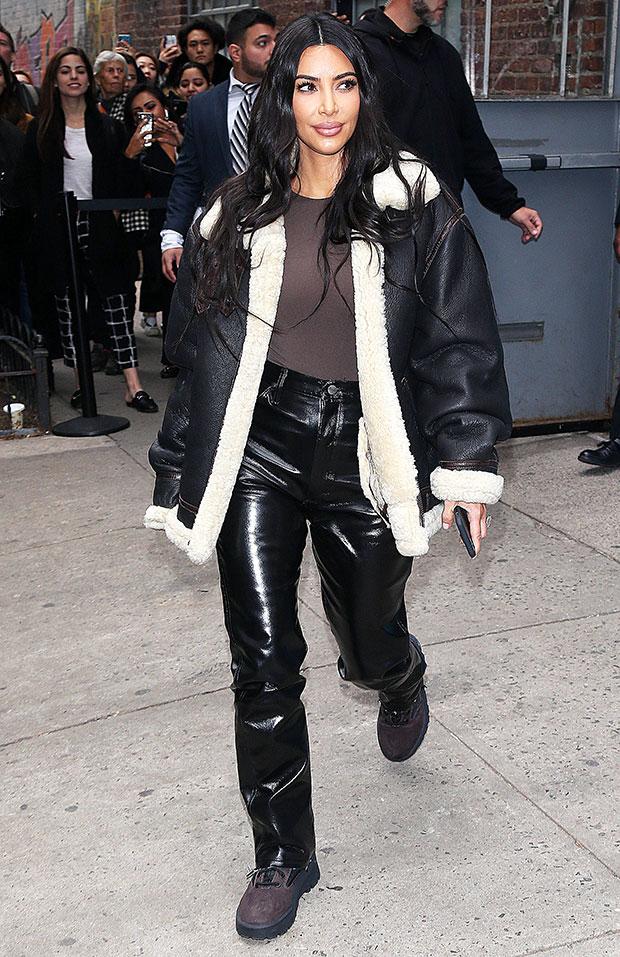 Leather Jacket Kim Kardashian