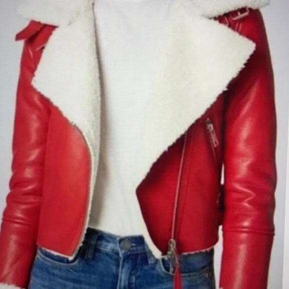 real cow leather jacket for women