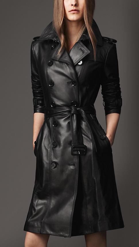 Leather Long Coat for Women Real Cow Leather in USA