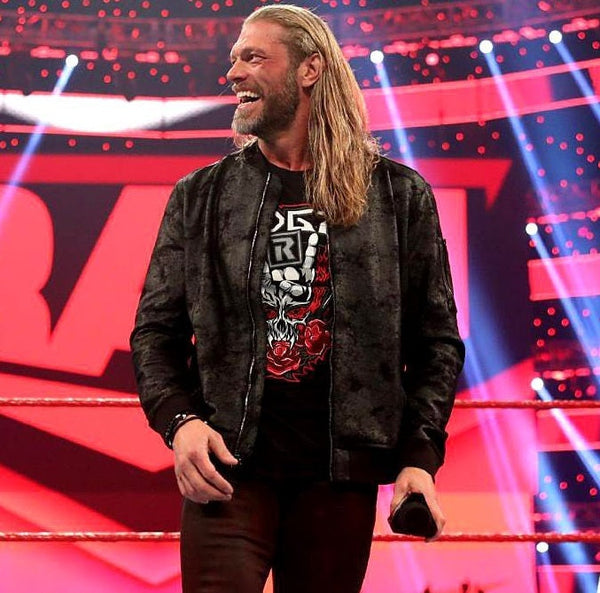 WWE Edge Returns Monday Night RAW 2022 Stylish Leather Jacket by TJS