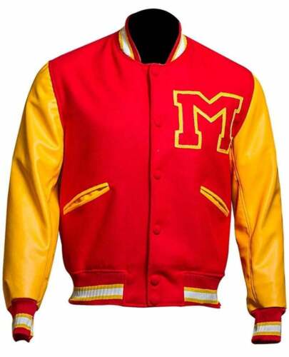 Red and yellow jacket for men in USA